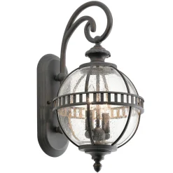 Halleron buitenwandlamp, Ø 25.4cm, londonderry