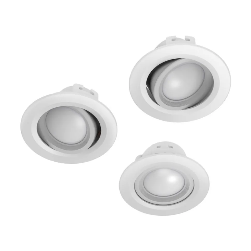 Hama WLAN inbouwspot, app-besturing CCT per 3 wit