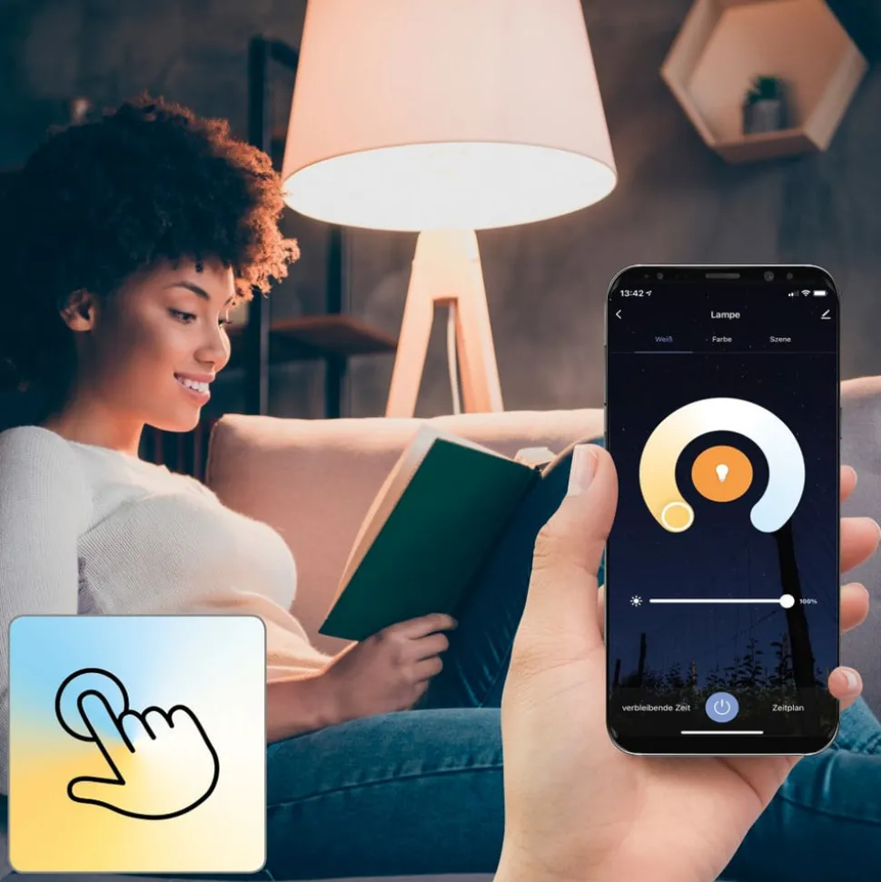 Hama WLAN inbouwspot, app-besturing CCT per 3 wit