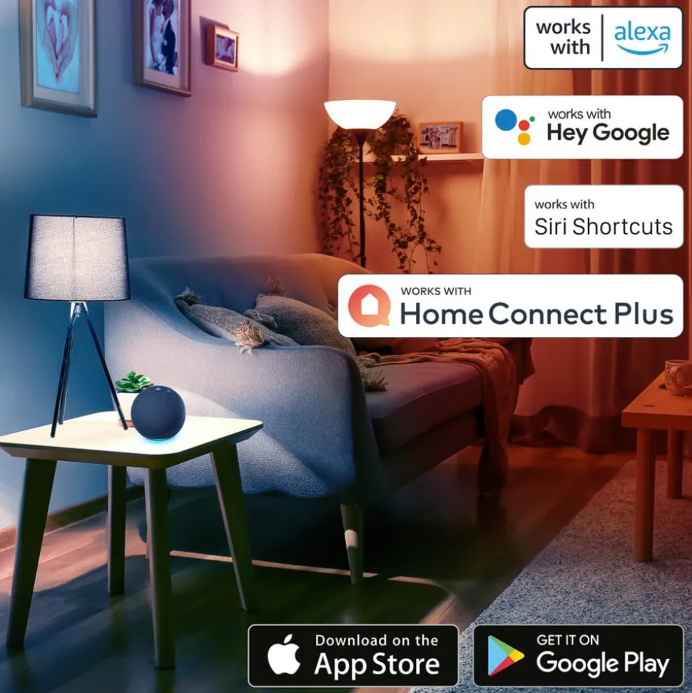 Hama WLAN inbouwspot, app-besturing CCT per 3 wit