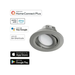 Hama WLAN LED inbouwspot, app-besturing CCT nikkel