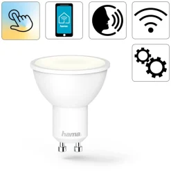 Hama WLAN LED reflector GU10 5,5W 120° CCT dimbaar