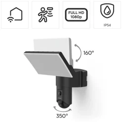 Hama WLAN LED spotcamera bewegingssensor IP54