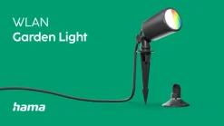 Hama WLAN tuinspot, grondspies, IP65, RGBW, dimbaar