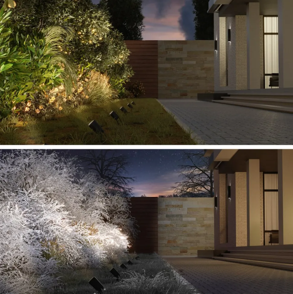 Hama WLAN tuinspot, grondspies, IP65, RGBW, dimbaar