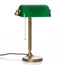 Handgemaakte bankierslamp JIVAN