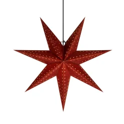Hangende ster Embla, Ø 45 cm, fluwelen uitstraling