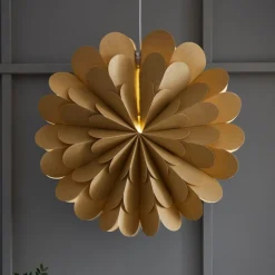 Hangende ster Maravilla, goud Ø 60 cm