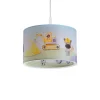 Hanglamp 25/40 bouwplaats, Ø 38 cm, geel, E27, 1-lamp