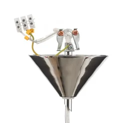 Hanglamp 562, glas helder, kap/baldakijn chroom