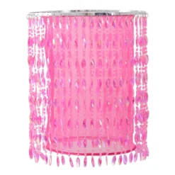 Hanglamp 6008419 met decoratiestenen, pink