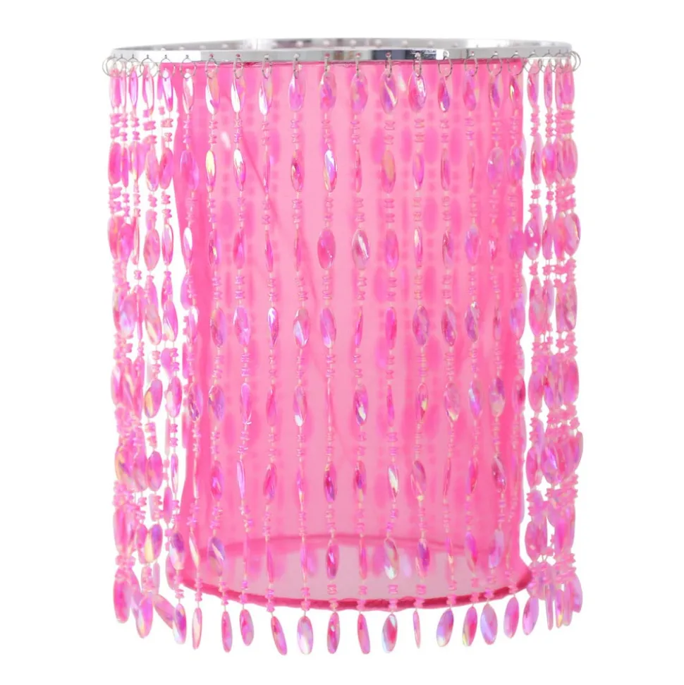 Hanglamp 6008419 met decoratiestenen, pink