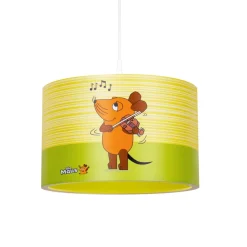 Hanglamp 25/40 muis, geel, E27, 1-lamp, kunststof