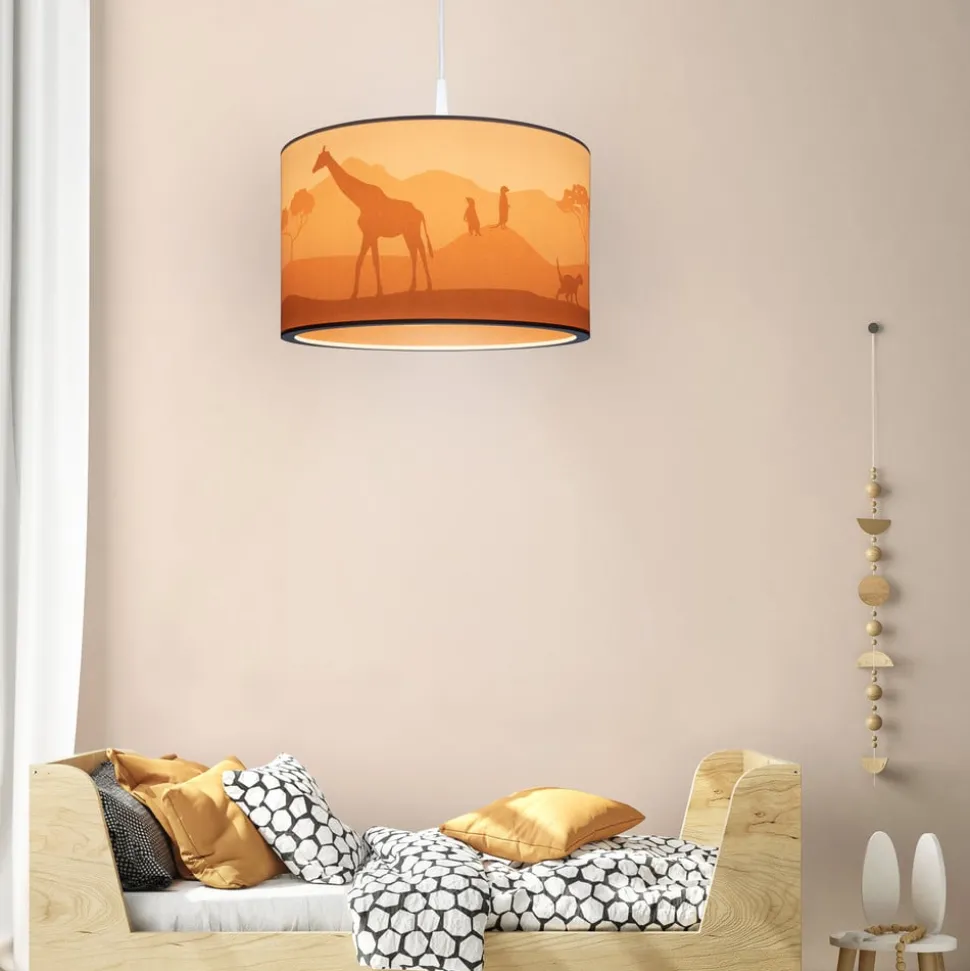 Hanglamp 25/40 Scandi Savanne, Ø 38 cm, oranje, E27