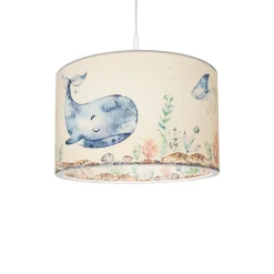 Hanglamp 25/40 Zeedieren, Ø 38 cm, kleurrijk, kunststof