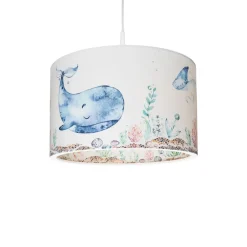 Hanglamp 25/40 Zeedieren, Ø 38 cm, kleurrijk, kunststof