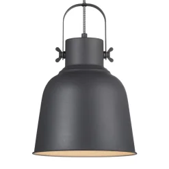 Hanglamp Adrian in zwart, Ø 25cm