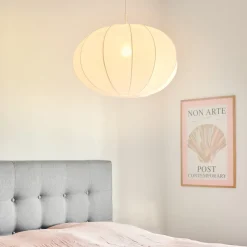 Hanglamp Aeron 60 met stoffen kap Ø 60 cm