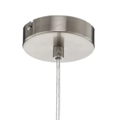 Hanglamp Amy met kunststof kristallen, goud