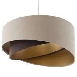 Hanglamp Arianna in gelaagde look, 2-kleurig