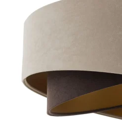 Hanglamp Arianna in gelaagde look, 2-kleurig