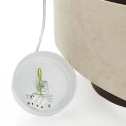 Hanglamp Arianna in gelaagde look, 2-kleurig