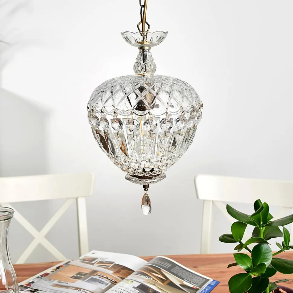 Hanglamp Arila, kristalglas, Ø 25 cm