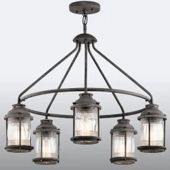 Hanglamp Ashland Bay in verweerde zink-optiek