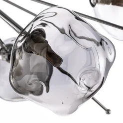 Hanglamp AV-1777-13K chroomkleurig glas 13-vlammig