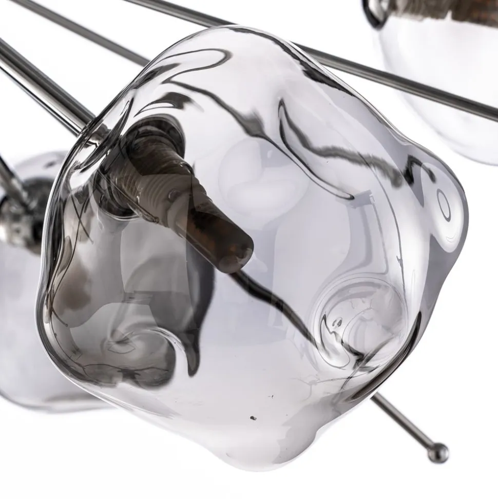 Hanglamp AV-1777-13K chroomkleurig glas 13-vlammig