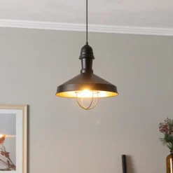 Hanglamp AV-4106-M25-BSY met kooi-kap