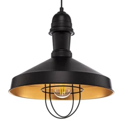 Hanglamp AV-4106-M25-BSY met kooi-kap