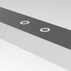 Hanglamp Bande, omhoog/omlaag, staal, 120 cm, CCT, dimmer