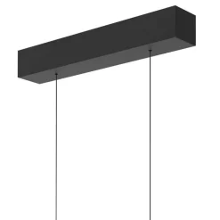 Hanglamp Bande, up/down, zwart, 120 cm, CCT, dimmer