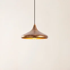 Hanglamp Barek 11545, brons brüné, metaal, Ø 34 cm
