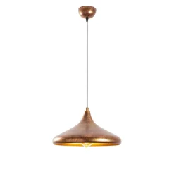 Hanglamp Barek 11545, brons brüné, metaal, Ø 34 cm