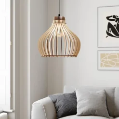 Hanglamp Barrel 1-lamp, Ø 38 cm