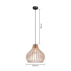 Hanglamp Barrel 1-lamp, Ø 38 cm