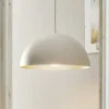 Hanglamp Beta in wit-goud