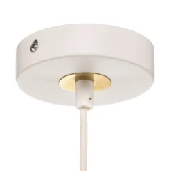 Hanglamp Beta in wit-goud