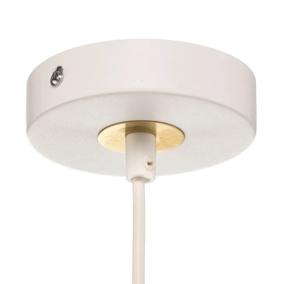 Hanglamp Beta in wit-goud