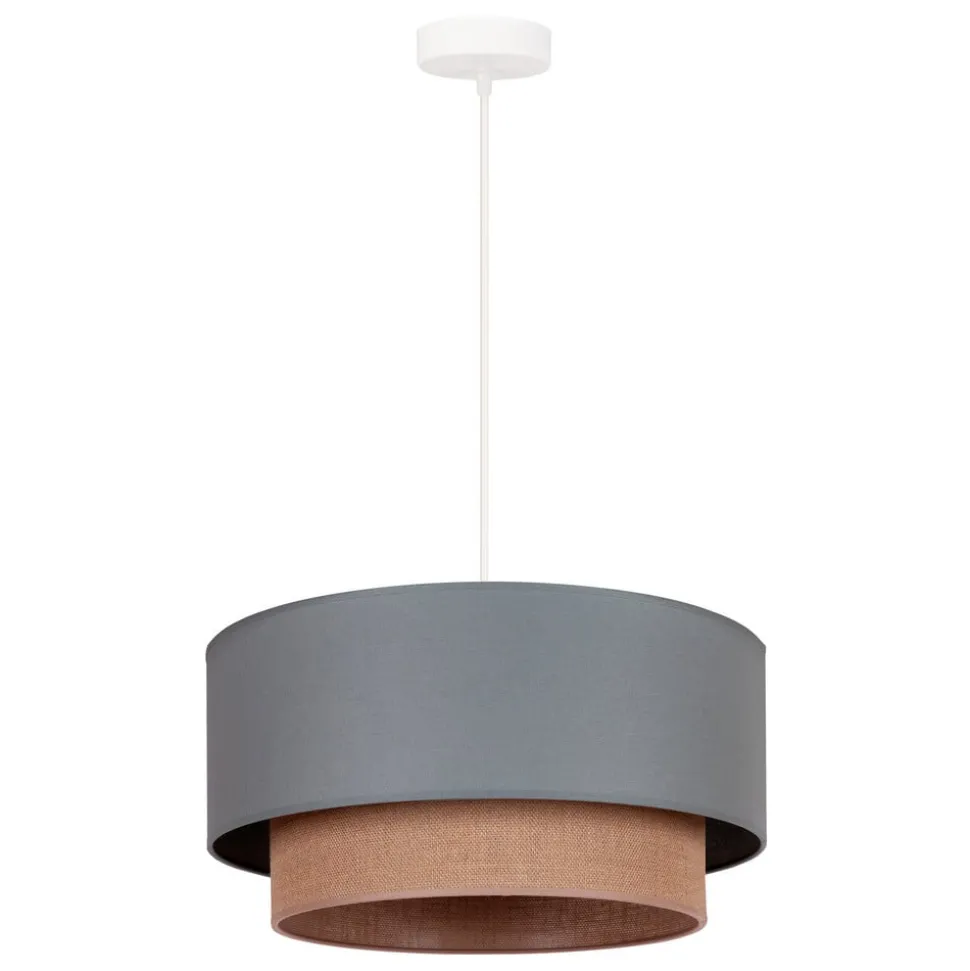 Hanglamp Boho Ø 45 cm 1-lichts saliegroen/jute