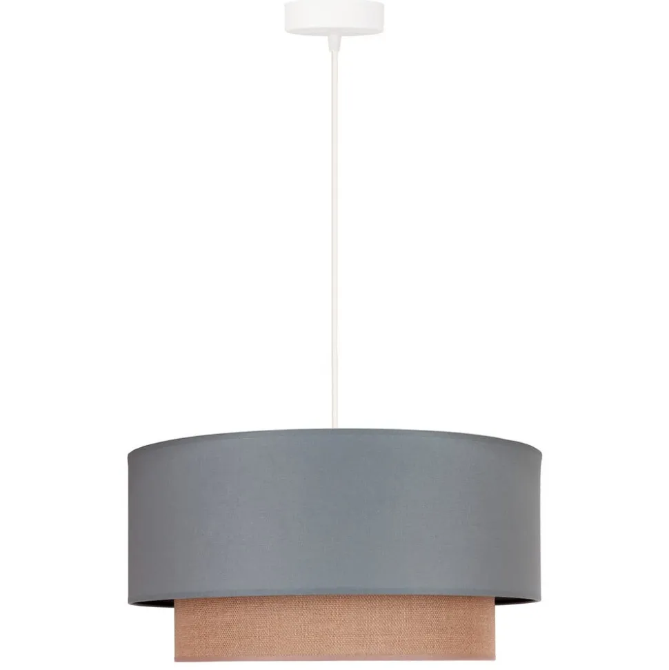 Hanglamp Boho Ø 45 cm 1-lichts saliegroen/jute