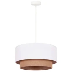 Hanglamp Boho Ø 45 cm 1-lichts wit/jute