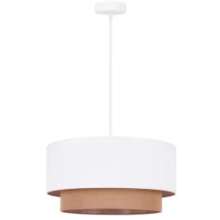 Hanglamp Boho Ø 45 cm 1-lichts wit/jute