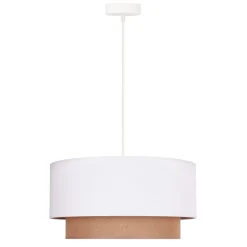 Hanglamp Boho Ø 45 cm 1-lichts wit/jute