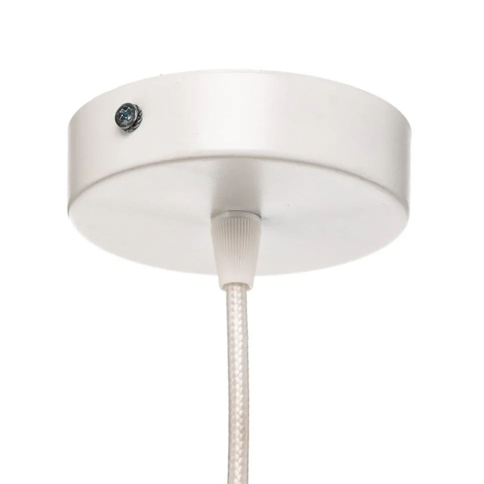 Hanglamp Boho, dubbele kap, beige