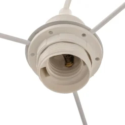 Hanglamp Boho, dubbele kap, beige