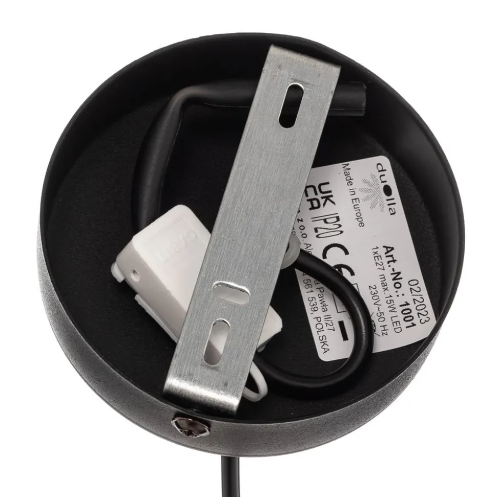 Hanglamp Boho, rotan, textiel, beige/jeans