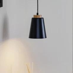 Hanglamp Bolero 1, 1-lamp, zwart